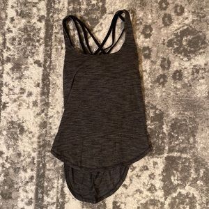 Lulu Lemon tank top with attached sports bra